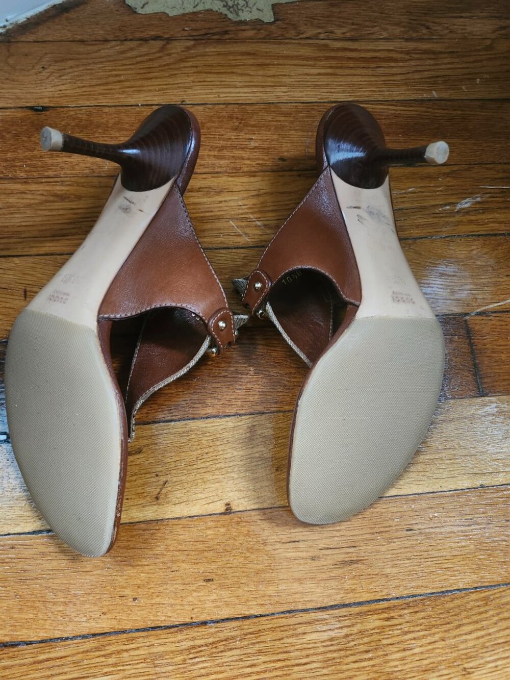 Gucci Horsebit Brown leather sandal. - Picture 3 of 6